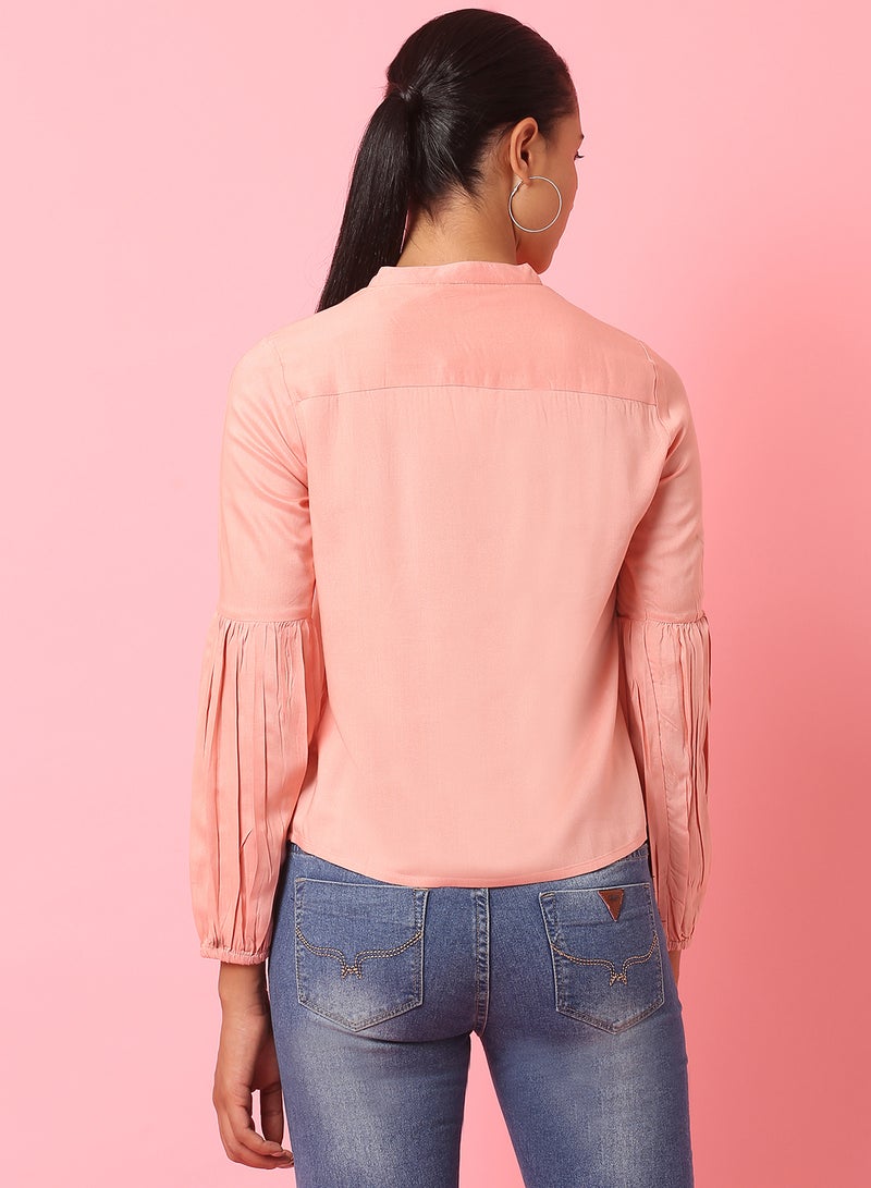 Aila Casual Stylish Top Pink - Image 2