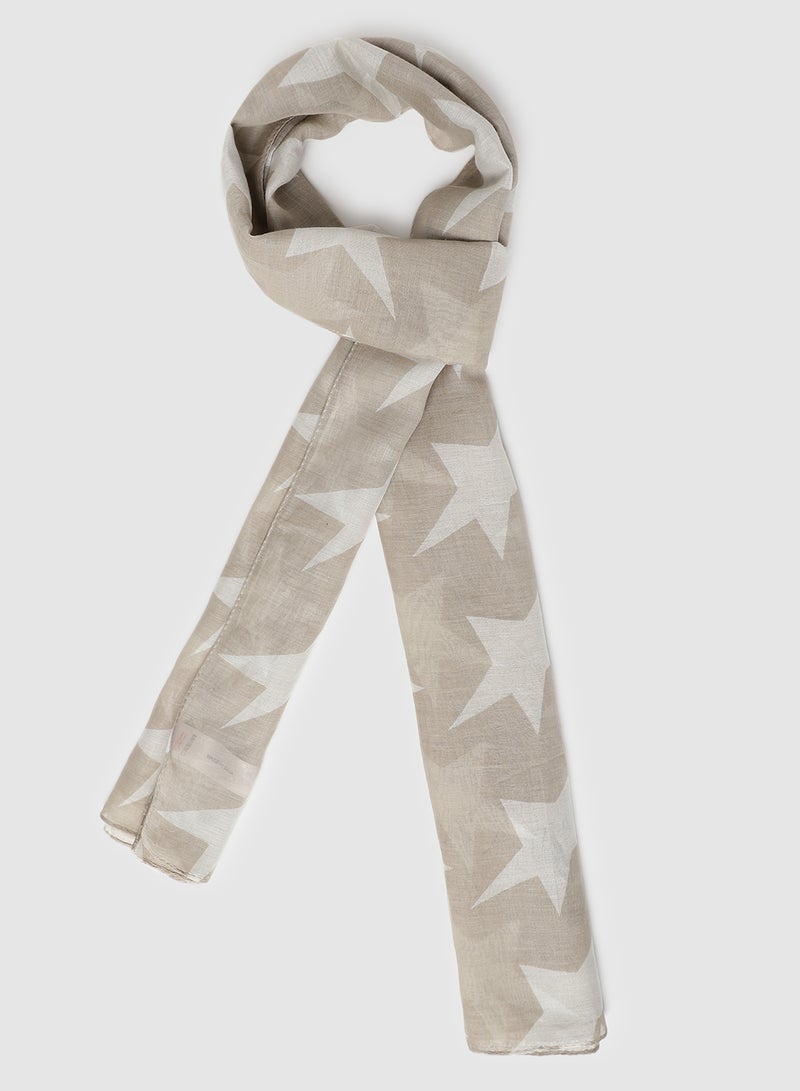 Aila Stylish Scarf Grey  - Image 1