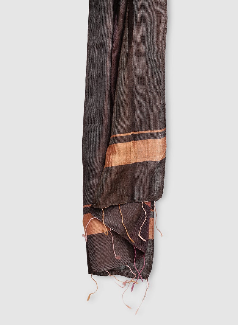Aila Regular Scarf Brown - Image 2
