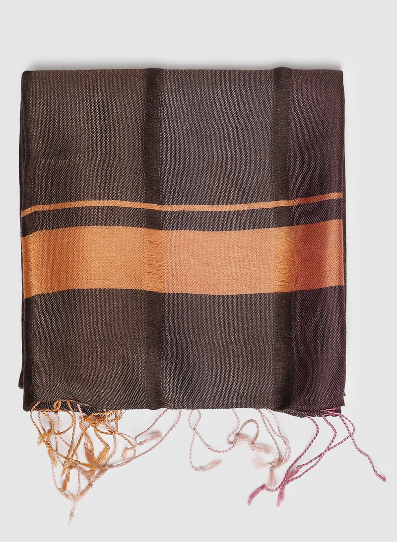 Aila Regular Scarf Brown - Image 3