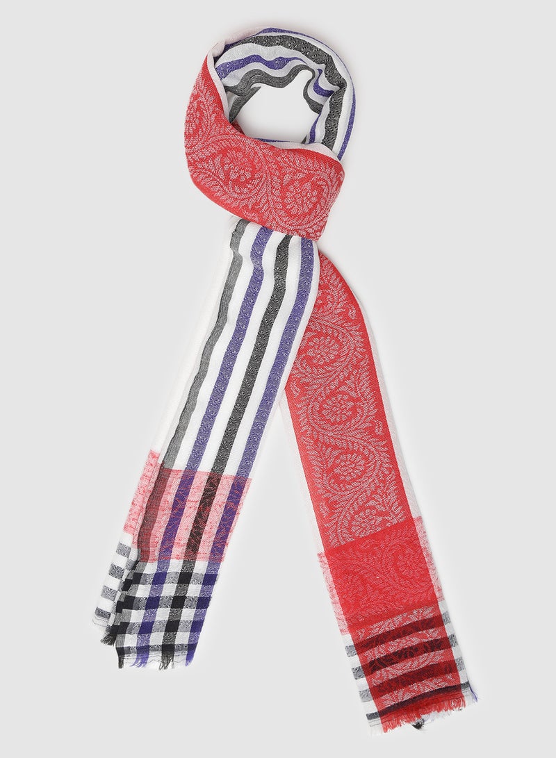 Aila Regular Stripes Scarf Multicolour - Image 1
