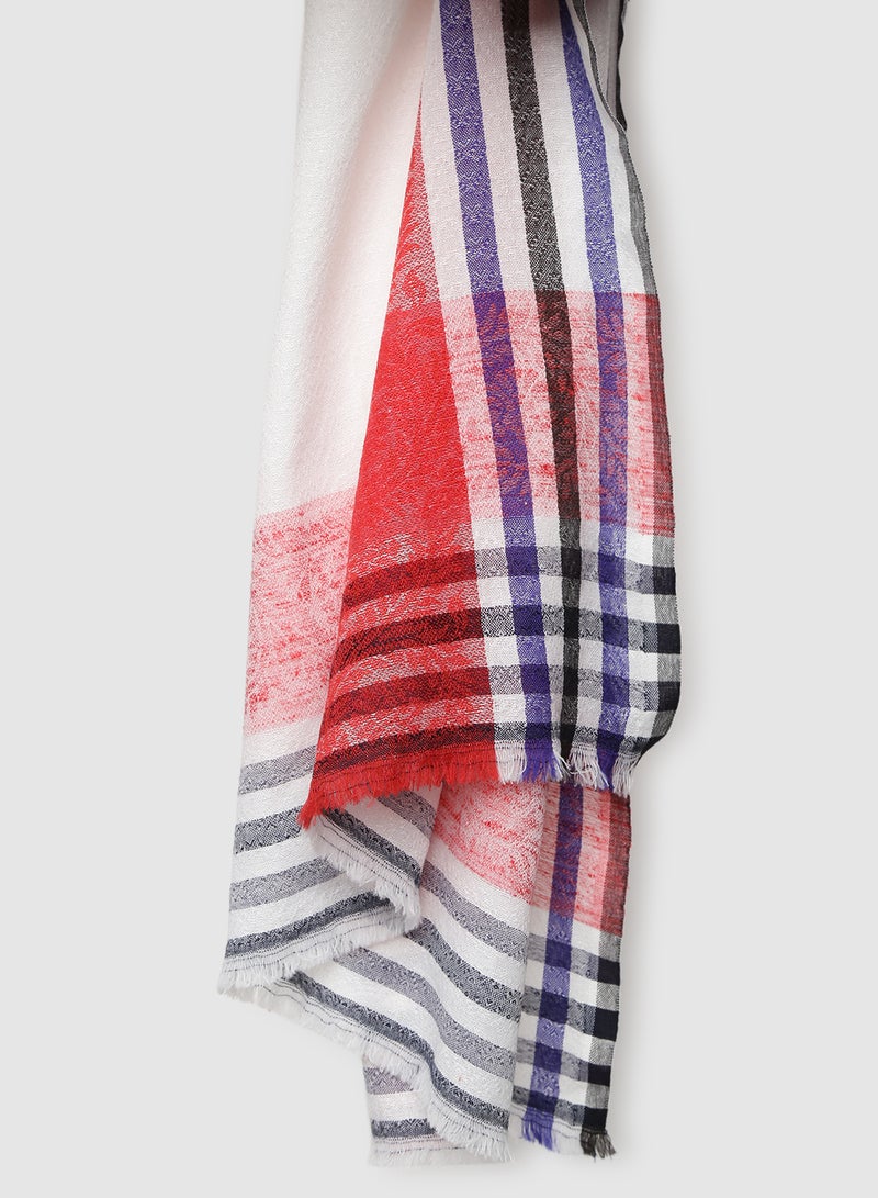 Aila Regular Stripes Scarf Multicolour - Image 3