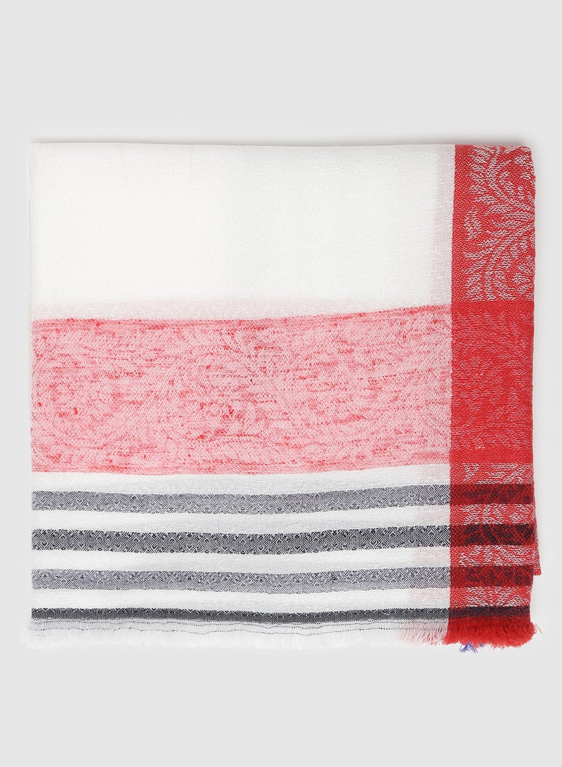 Aila Regular Stripes Scarf Multicolour - Image 2