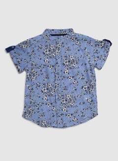 Zarafa Baby Boys Collared Neck Short Sleeve Shirt Multicolour  - Image 1