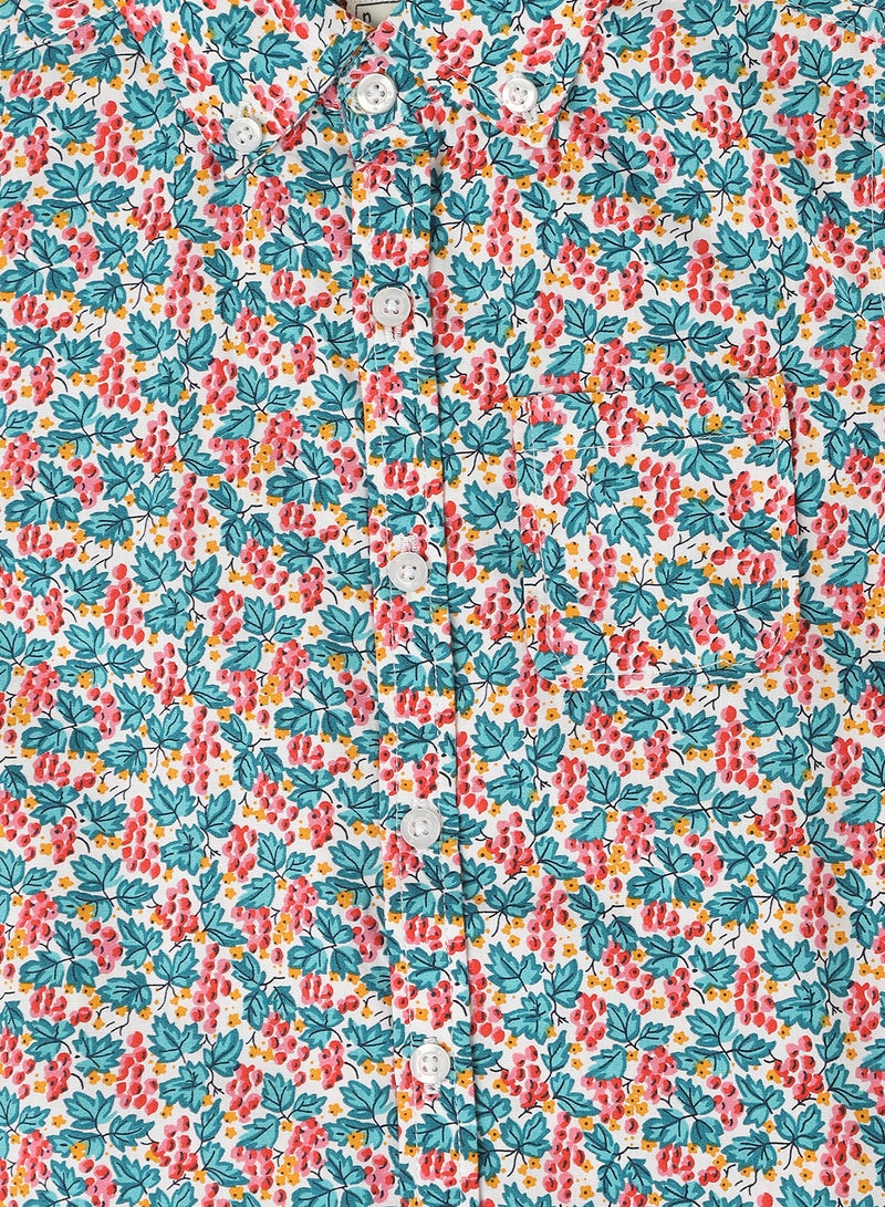 Zarafa - Baby Boys Collared Neck Short Sleeve Shirt Multicolour - Image 1