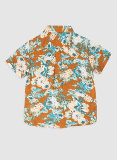 Zarafa Baby Boys Collar Neck Short Sleeve Shirt Prints Multicolour  - Image 2
