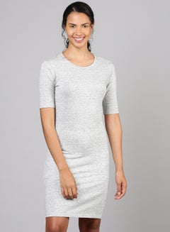 Stylish Mini Dress Grey