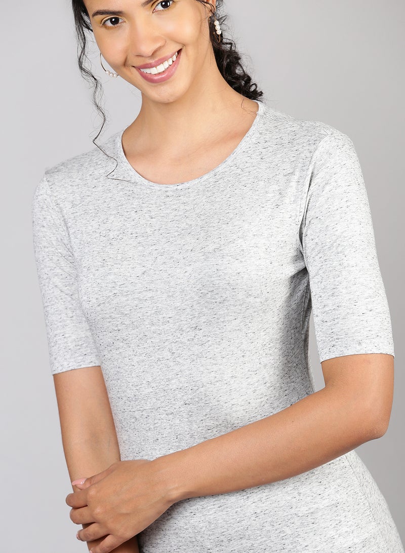 Aila - Stylish Mini Dress Grey - Image 1