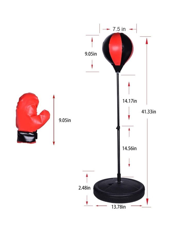 MissTiara Punching Bag For Kids Boxing Set 125 x 40cm - Image 4