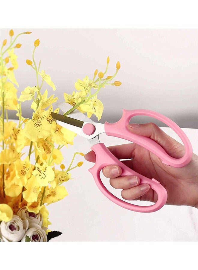 Generic 3-Piece Stainless Steel Garden Flower Scissors Multicolour 25x12.5x2.5cm  - Image 3