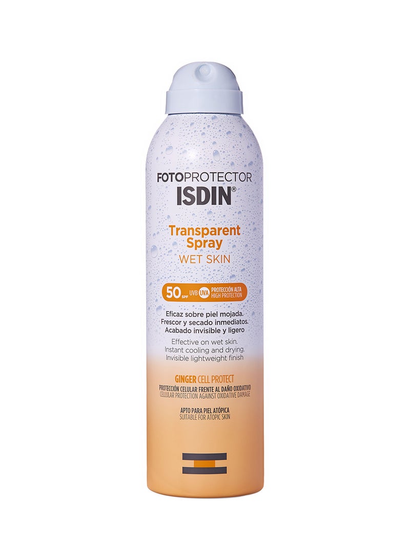 ISDIN Fotoprotector Wet Skin Trans SPF 50+ 250ml