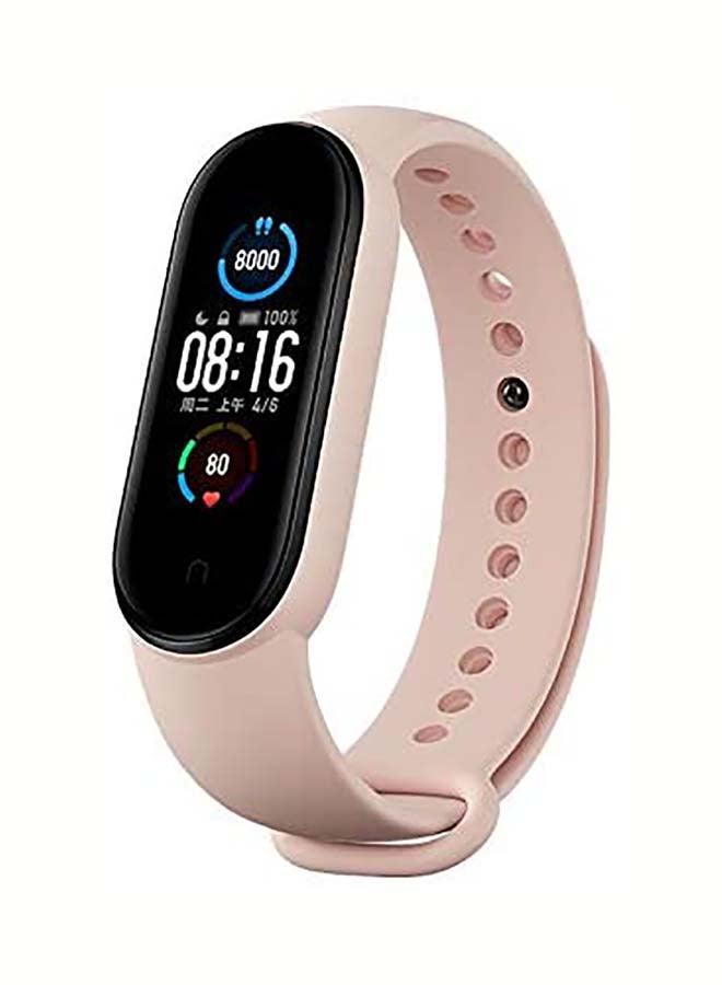 MARGOUN - Replacement Silicone Band Strap For Xiaomi Mi 5/6 Flesh Pink - Image 1