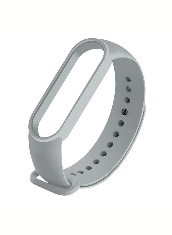 MARGOUN Replacement Silicone Band Strap For Xiaomi Mi 5/6 Light Grey - Image 2
