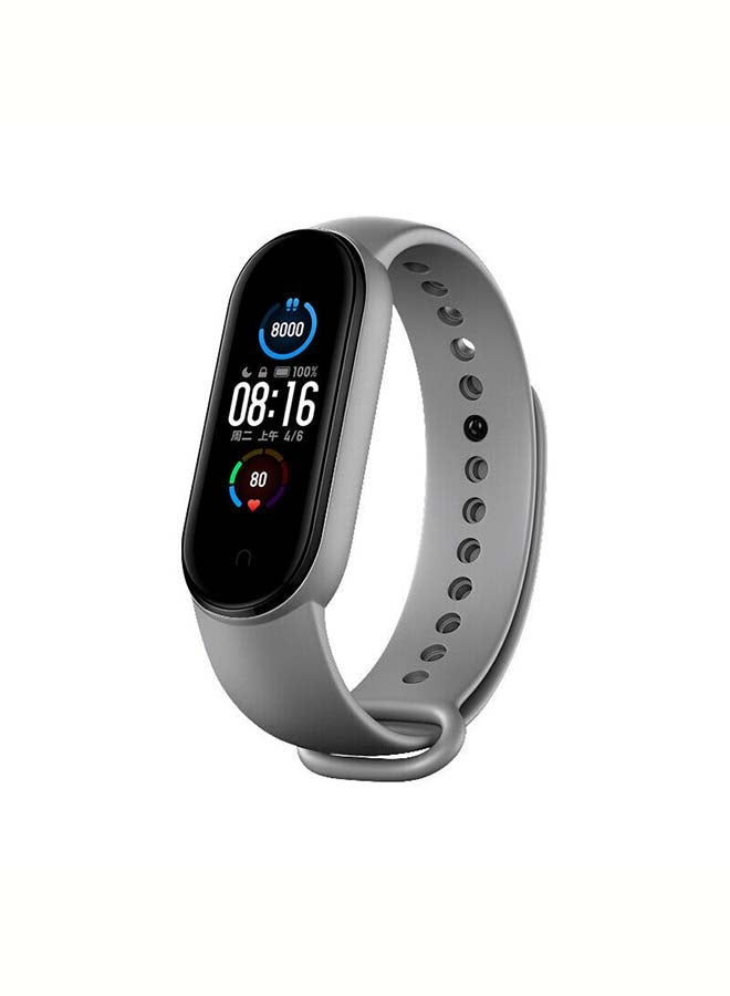 MARGOUN Replacement Silicone Band Strap For Xiaomi Mi 5/6 Light Grey - Image 3