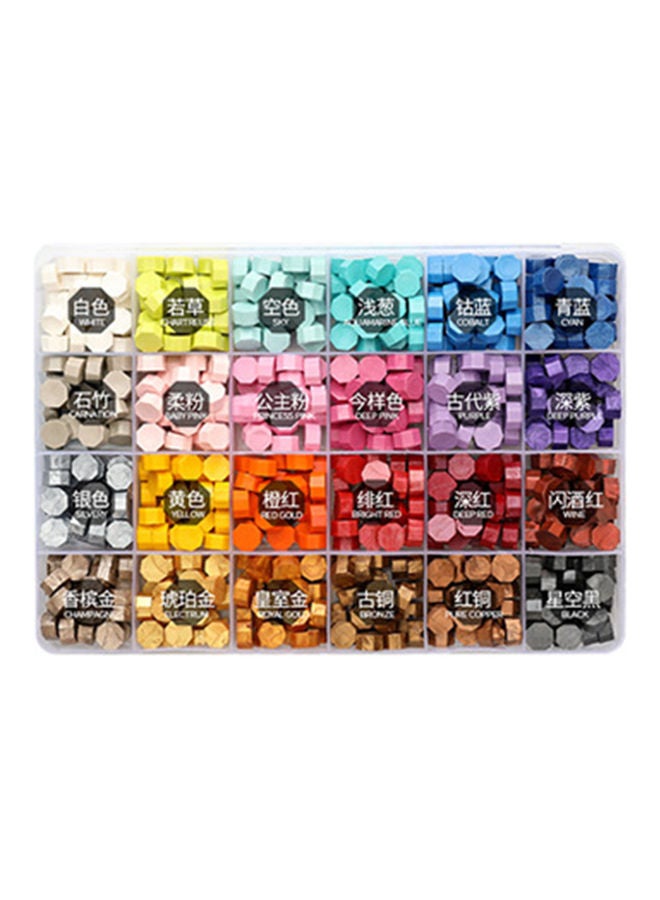 600-Colorful Sealing Wax Beads Stamps Multicolour - Image 1