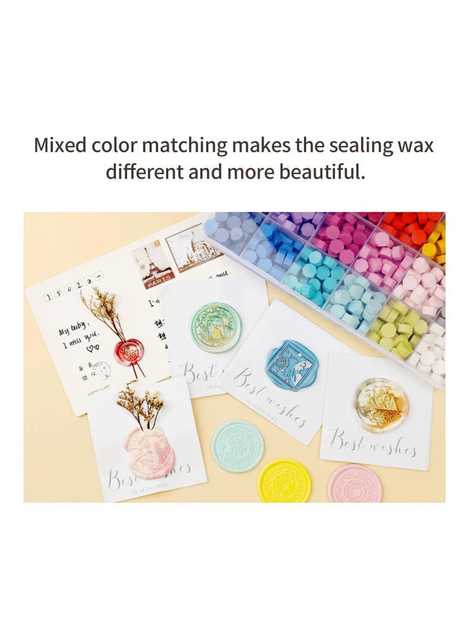 600-Colorful Sealing Wax Beads Stamps Multicolour - Image 5