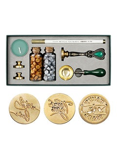 Generic 8-Piece Vintage Wax Seal Stamp Kit Multicolour  - Image 1
