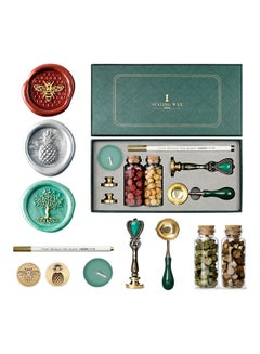 Generic 8-Piece Vintage Wax Seal Stamp Kit Multicolour  - Image 2