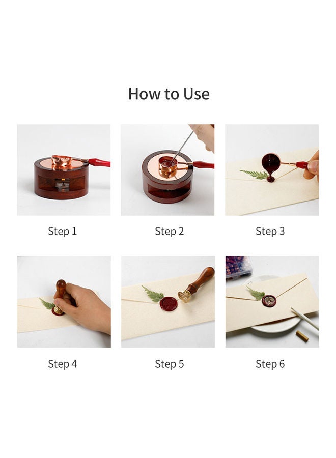 مجموعة أختام شمع مكونة من 605 قطعة متعدد الألوان - Image 3