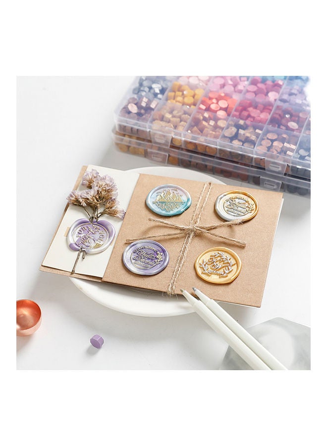 مجموعة أختام شمع مكونة من 605 قطعة متعدد الألوان - Image 4