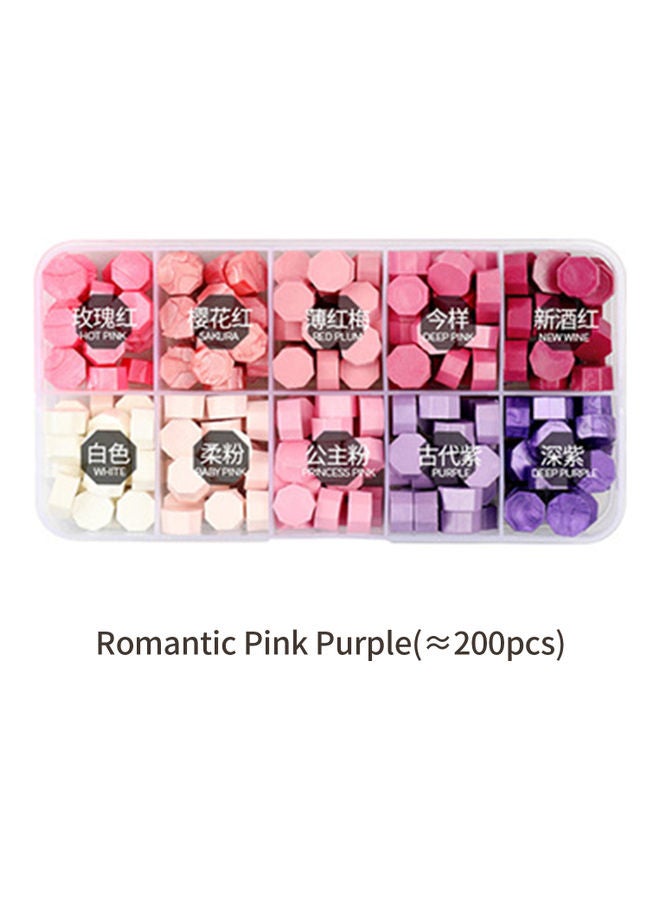 200-Piece Sealing Wax Beads with Box Multicolour - Image 2