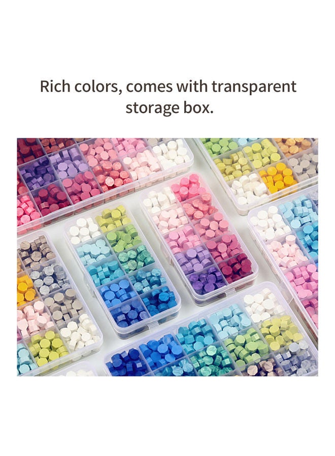 200-Piece Sealing Wax Beads with Box Multicolour - Image 4