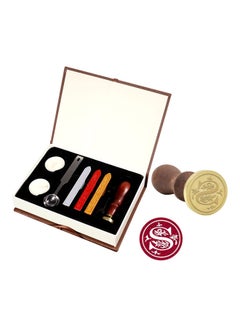 7-Piece Wax Seal Stamp Set Multicolour