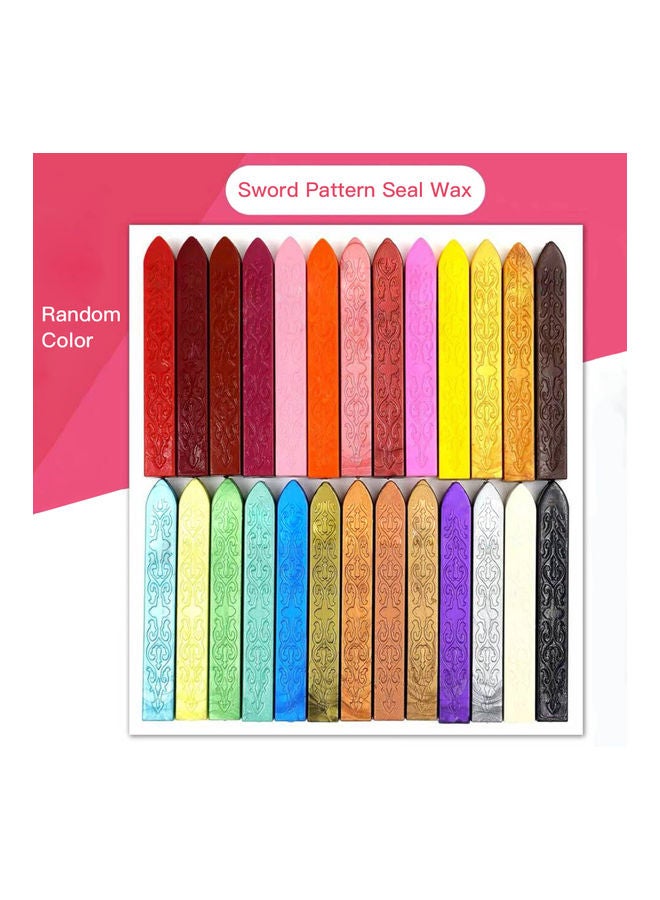 7-Piece Wax Seal Stamp Set Multicolour