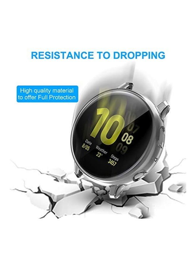 MARGOUN 3-Pack Protective Bumper TPU Case for Samsung Galaxy Watch Active/2 44mm Clear - Image 3