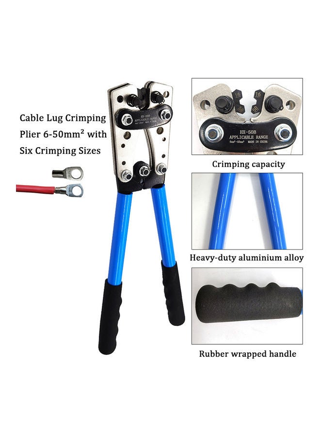 Generic Terminal Cable Lug Crimping Pliers Blue 41 x 5 x 15cm  - Image 3