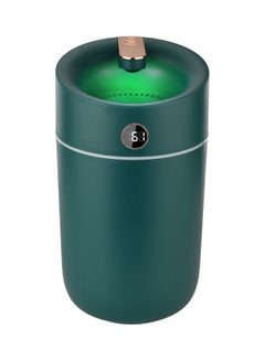 3L Large Capacity Cool Mist Humidifier Air Vaporizer with Real-Time Moisture Display Screen Colourful Night Light Green