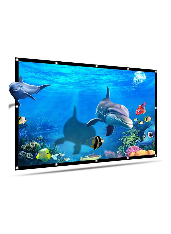 16:9 Portable HD Projector Screen V7736-70-V White