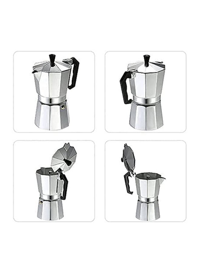 MIBRU Countertop Espresso Coffee Percolator 300.0 ml 1000.0 W MIBRU 251 Silver/Black  - Image 5