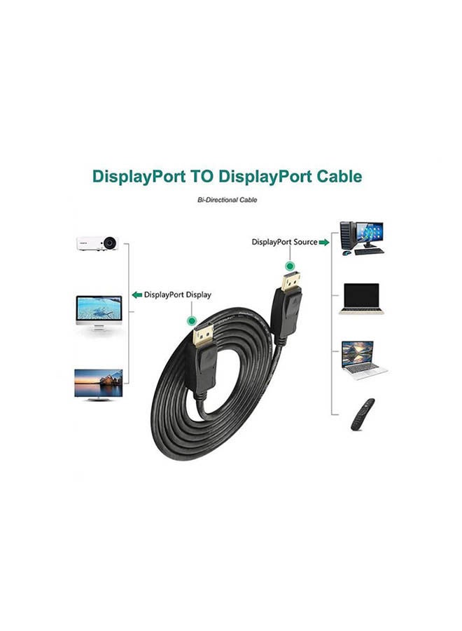 Mobile_Phone_Chargers Displayport To Displayport Black - Image 2