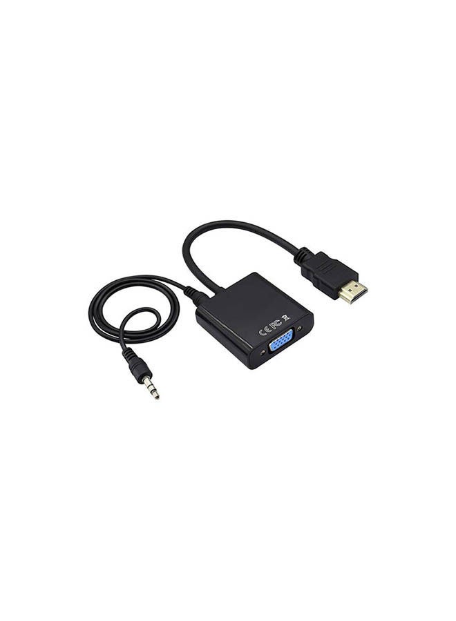 Adapters Hdmi To Vga Black - Image 1