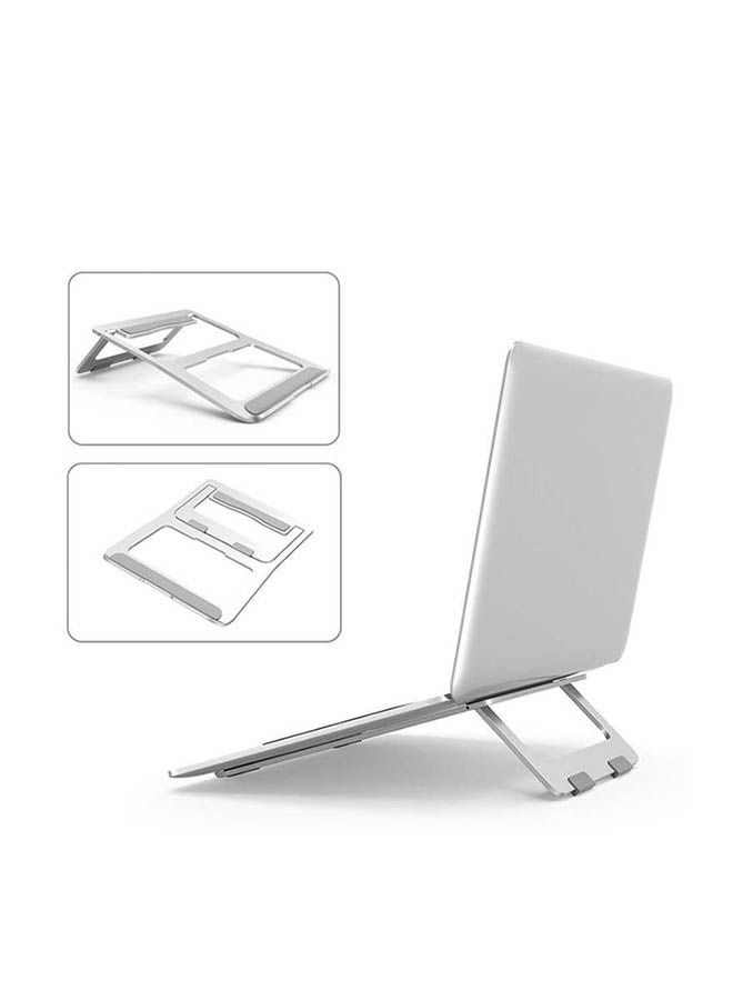 Generic - Laptop Stand Aluminium For Adjustable Stand Silver - Image 1