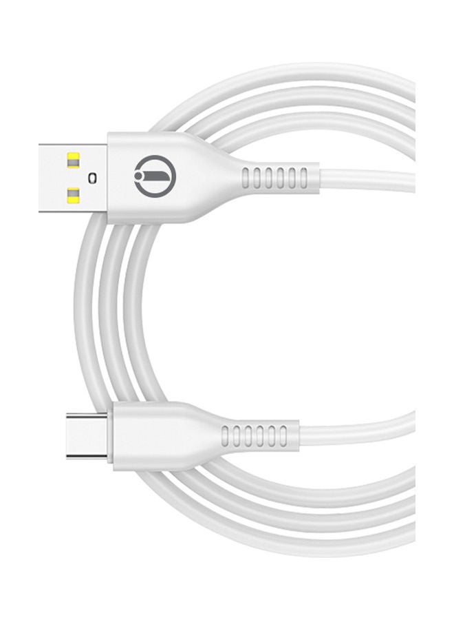 Innovation USB To TYPE-C Fast Charging Data Cable White - Image 1