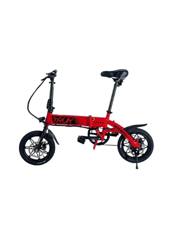 TRUK Electric Folding Bike (Ebike) Special Edition CANDY RED One size  - Image 1