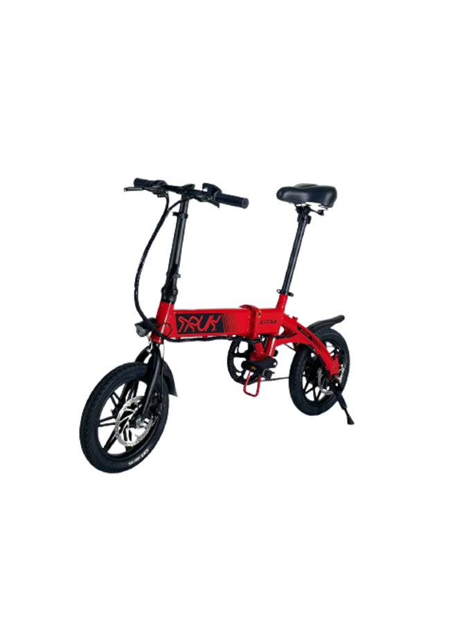 TRUK Electric Folding Bike (Ebike) Special Edition CANDY RED One size  - Image 2