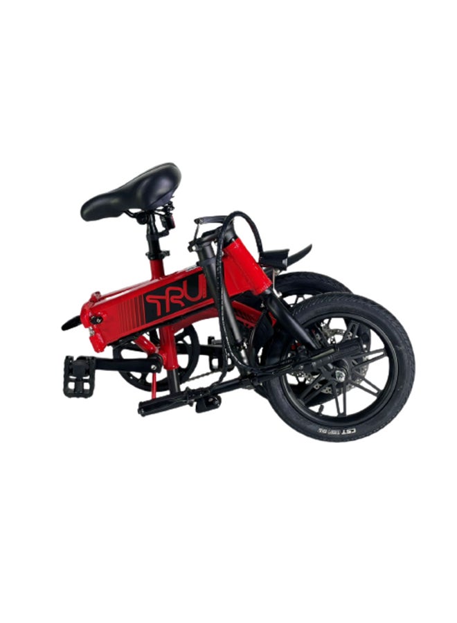 TRUK Electric Folding Bike (Ebike) Special Edition CANDY RED One size  - Image 3