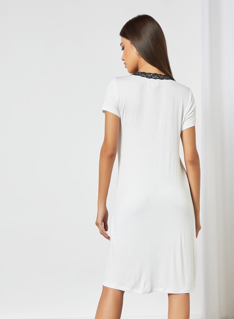 Aila - Stylish Long Evening Maxi Dress White - Image 1
