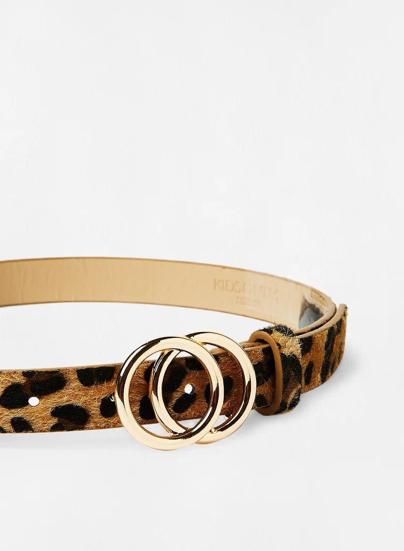 ONLY Kids Double Ring Belt Brown