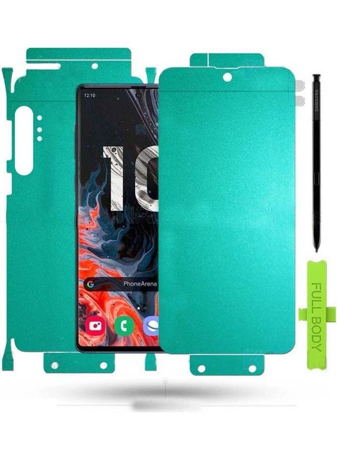 BESTSUIT Go-Des 2in1 Nano Shape Memory Full Body Film Protection Screen Protector For Samsung Galaxy Note 10 Plus Clear  - Image 1