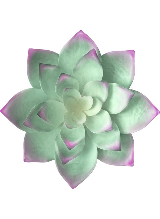 Decorative Lifelike Artificial Flower Succulents Sculpture Pendant Green 36X36X8cm - Image 1