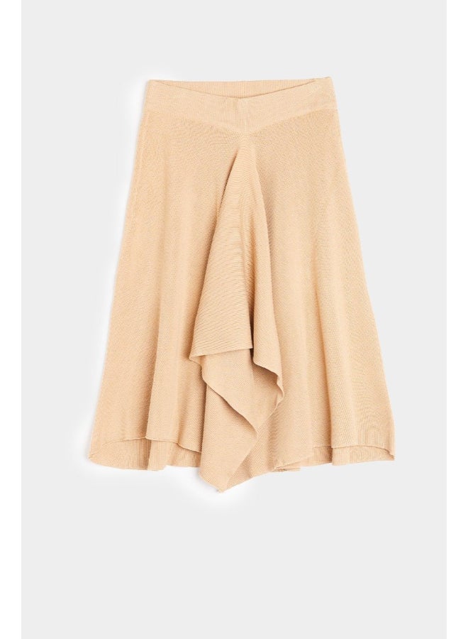 RINA Timeless Midi Skirt Beige  - Image 4