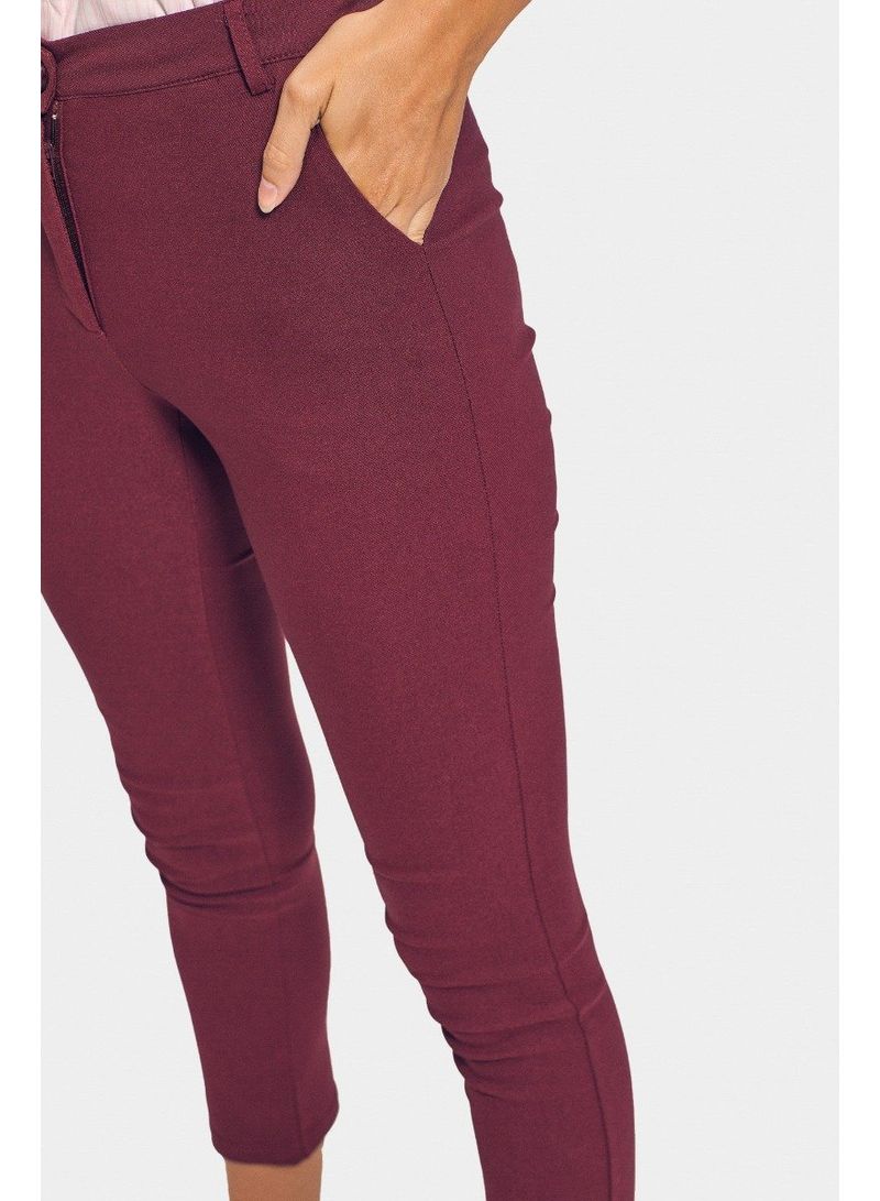 Timeless Casual Pants Maroon
