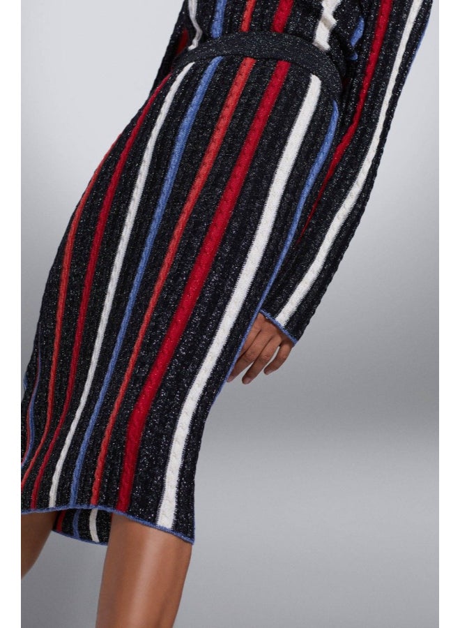 Striped Midi Skirt Multicolour - v1631703131/N50822732V_2