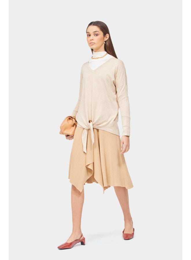 RINA Stand Alone Pullover Beige - Image 1