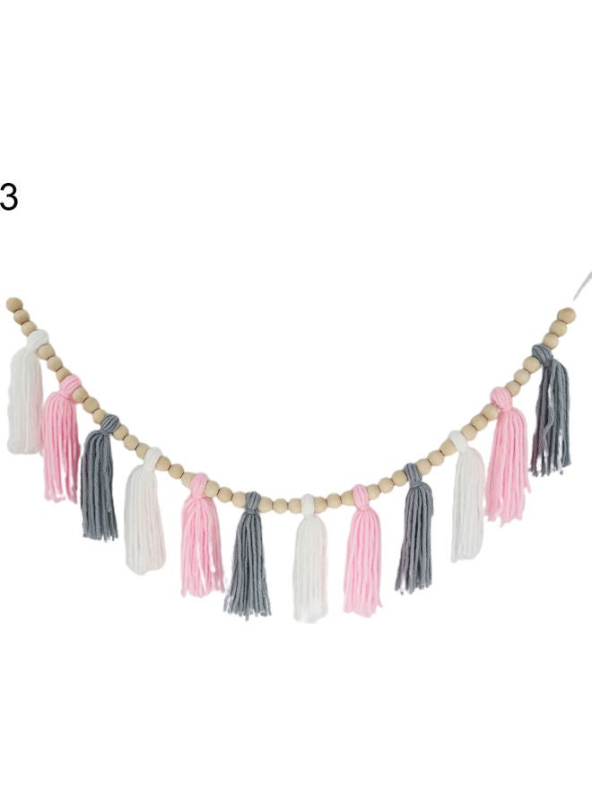 Generic - Rainbow Style Easy to Install Garland Tassel for Home Decor Multicolour 20 X 10 X 3cm - Image 1