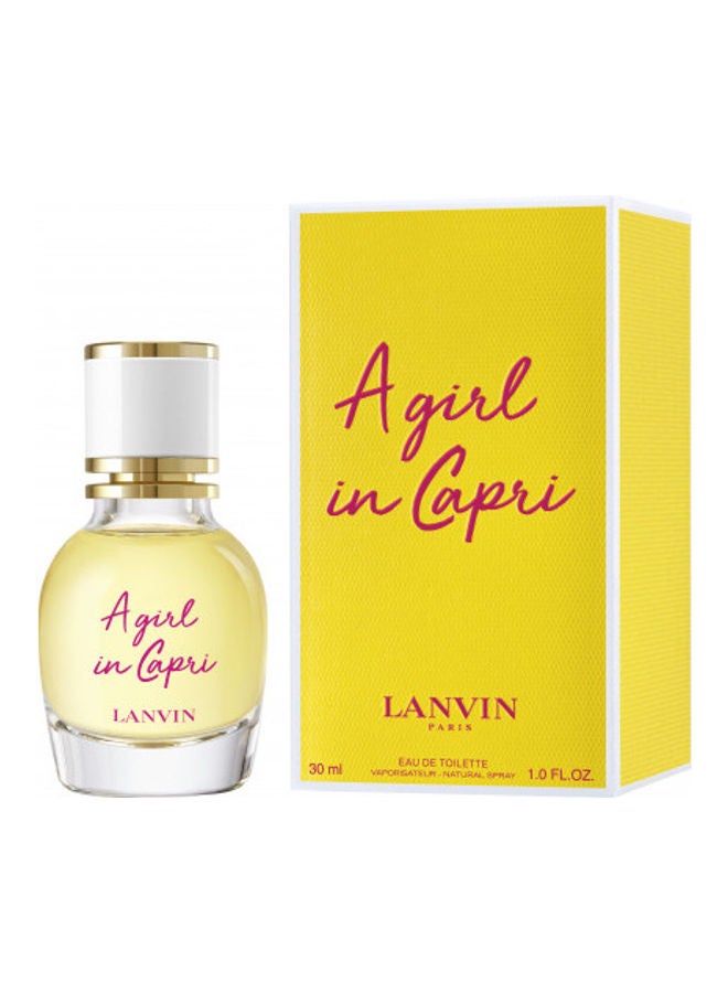 LANVIN PARIS A Girl in Capri Eau de Toilette 30ml  - Image 1